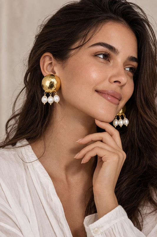 Arete Lluvia de Perlas